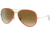 Ray-Ban Aviator RB3025JM Sunglasses, Red On Legend Gold, 62, RB3025JM-919651-62