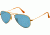 Ray-Ban Aviator Small Metal RB3044 Sunglasses with No-Line Progressive Rx Prescription Lenses RB3044-112-62-52 - Lens Diameter 52 mm, Lens Diameter 52 mm, Frame Color Matte Gold