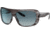 Ray-Ban Blair RB2196 Sunglasses, Blue Gradient Grey Lenses, Striped Gray, 61, RB2196-13143M-61