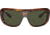 Ray-Ban Blair RB2196 Sunglasses, Green Lenses, Striped Havana, 61, RB2196-954-31-61