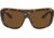 Ray-Ban Blair RB2196 Sunglasses, Polarized Brown Lenses, Havana On Transparent Brown, 61, RB2196-129257-61