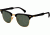 Ray-Ban CLUBMASTER ALUMINUM RB3507 Sunglasses 136/N5-49 - Black/Arista Frame, polar green Lenses