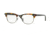 Ray-Ban Clubmaster Eyeglasses RX5154 with No-Line Progressive Rx Prescription Lenses 5493-49 - Green Havana Frame