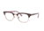 Ray-Ban Clubmaster Eyeglasses, 49mm, Top Brown On Opal Pink, RX5154-5886-49-PRO