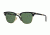 Ray-Ban CLUBMASTER FOLDING RB2176 Sunglasses 901-51 - Black Frame, Crystal Green Lenses