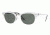 Ray-Ban Clubmaster II Bifocal Sunglasses RB2156 with Lined Bi-Focal Rx Prescription Lenses RB2156-956-4921 - Frame Color: Top White On Black, Lens Diameter: 49 mm