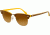 Ray-Ban Clubmaster Sunglasses RB3016 110485-4921 - Top Brown on Yellow Frame, Brown Gradient Lenses