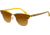Ray-Ban Clubmaster Sunglasses RB3016 110485-5121 - Top Brown on Yellow Frame, Brown Gradient Lenses