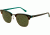 Ray-Ban Clubmaster Sunglasses RB3016 1127-4921 - Top Shiny Havana Frame, Gray Green Lenses
