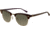 Ray-Ban Clubmaster Sunglasses RB3016 112871-4921 - Top Shiny Havana on Violet Frame, Crystal Gray Gradient Lenses