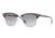 Ray-Ban Clubmaster Sunglasses RB3016 112871-4921 - Top Shiny Havana on Violet Frame, Crystal Gray Gradient Lenses