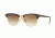 Ray-Ban Clubmaster Sunglasses RB3016 120451-49 - Top Havana/texture Beige Frame, Gradient Brown Lenses