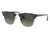 Ray-Ban Clubmaster Sunglasses RB3016 125571-49 - Spotted Grey/Green Frame, Grey Gradient Dark Lenses