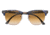 Ray-Ban Clubmaster Sunglasses RB3016 125651-49 - Spotted Brown/Blue Frame, Clear Gradient Brown Lenses