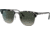 Ray-Ban Clubmaster RB3016 Sunglasses, Gray Havana, 49, RB3016-133671-49