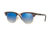 Ray-Ban Clubmaster Sunglasses RB3016 9907QE-51 - , Grey Gradient Brown Mirror Blu Lenses