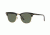Ray-Ban Clubmaster Sunglasses RB3016 W0365E-49 - Ebony/Arista Frame, Green Lenses