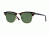 Ray-Ban Clubmaster Sunglasses RB3016 W0366E-49 - Mock Tartaruga Arista Frame, Green Lenses