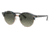 Ray-Ban CLUBROUND RB4246F Progressive Prescription Sunglasses, 53mm, Spotted Grey/Green, RB4246F-125571-53-PRO