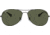 Ray-Ban Cockpit Sunglasses RB3362 004-58-5914 - Gunmetal Frame, Crystal Green Polarized Lenses,