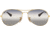 Ray-Ban Cockpit Sunglasses RB3362, Clear Gradient Blue/Grey Lenses, Arista, 56, RB3362-001-GF-56