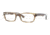 Ray-Ban Eyeglasses RX5150 with Rx Prescription Lenses 5164-4819 - Transparent Beige Brown Frame, Demo Lens Lenses