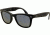 Ray-Ban Folding Wayfarer Sunglasses RB4105 601S68-5022 - Matte Black Frame, Crystal Green / Blue Mirror Lenses