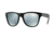 Ray-Ban Folding Wayfarer Sunglasses RB4105 602230-5420 - Matte Grey Frame, Green/Silver Mirror Lenses
