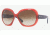 Ray-Ban Jackie OHH II Prescription Sunglasses RB4098 RB4098-762-13-6014 - Lens Diameter: 60 mm, Frame Color: Opal Red