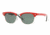 Ray Ban Junior RJ9050S #162/71 - Top Red On Black Frame, Green Lenses