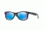 Ray-Ban Junior RJ9052S Sunglasses 100S55-48 - Matte Black Frame, Blue Mirror Lenses
