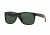 Ray-Ban JUSTIN RB4165F Single Vision Prescription Sunglasses RB4165F-601-71-55 - Lens Diameter 55 mm, Frame Color Black