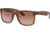 Ray-Ban Justin Sunglasses - Mens, Gradient Brown Lenses, Transparent Light Brown Frame, 51, RB4165-659413-51