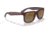 Ray-Ban Justin Sunglasses - Mens, Gradient Brown Polarized Lenses, Transparent Dark Brown Frame, 51, RB4165-6597T5-51