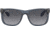Ray-Ban Justin Sunglasses - Mens, Grey Gradient Polarized Lenses, Transparent Blue Frame, 51, RB4165-6596T3-51