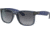 Ray-Ban Justin Sunglasses - Mens, Grey Gradient Polarized Lenses, Transparent Blue Frame, 51, RB4165-6596T3-51