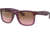 Ray-Ban Justin Sunglasses - Mens, Pink Gradient Brown Lenses, Transparent Violet Frame, 55, RB4165-659514-55
