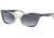 Ray-Ban Lady Burbank RB2299 Sunglasses, Blue Gradient Grey Lenses, Transparent Blue, 52, RB2299-134386-52