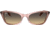 Ray-Ban Lady Burbank RB2299 Sunglasses, Brown Vintage Lenses, Transparent Pink, 52, RB2299-1344BG-52