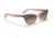 Ray-Ban Lady Burbank RB2299 Sunglasses, Brown Vintage Lenses, Transparent Pink, 52, RB2299-1344BG-52