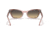 Ray-Ban Lady Burbank RB2299 Sunglasses, Brown Vintage Lenses, Transparent Pink, 52, RB2299-1344BG-52