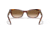 Ray-Ban Lady Burbank RB2299 Sunglasses, Clear Gradient Brown Lenses, Striped Havana, 52, RB2299-954-51-52