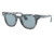 Ray-Ban METEOR RB2168 Progressive Prescription Sunglasses, 50mm, Blue Gradient/Grey Striped, RB2168-125262-50-PRO