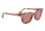 Ray-Ban METEOR RB2168 Progressive Prescription Sunglasses, 50mm, Pink Gradient/Beige Striped, RB2168-1253U0-50-PRO