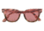 Ray-Ban METEOR RB2168 Progressive Prescription Sunglasses, 50mm, Pink Gradient/Beige Striped, RB2168-1253U0-50-PRO