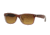 Ray-Ban NEW WAYFARER RB2132F Single Vision Prescription Sunglasses RB2132F-614585-55 - Lens Diameter 55 mm, Frame Color Top Brushed Brown On Transp