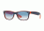 Ray-Ban New Wayfarer Bifocal Sunglasses RB2132 with Lined Bi-Focal Rx Prescription Lenses RB2132-789-3F-5218 - Lens Diameter: 52 mm, Frame Color: Top Blue-Orange