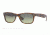 Ray-Ban New Wayfarer Sunglasses RB2132 894/76-5518 - Matte Havana Frame, Blue/Green Mirror Polarized Lenses