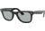 Ray-Ban Original Wayfarer RB2140F Sunglasses, Black, Green, 52, RB2140F-601-52-52