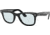 Ray-Ban Original Wayfarer RB2140F Sunglasses, Black, Light Grey, 52, RB2140F-601-R5-52